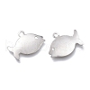 201 Stainless Steel Charms STAS-K212-09P-2