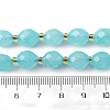 Natural White Jade Beads Strands G-D305-B01-01A-5