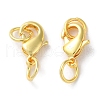 Rack Plating Brass Lobster Claw Clasps X-KK-F090-26G-01-1