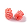 Synthetic Shell Dyed Beads SHEL-C007-01-2
