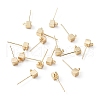 Brass Stud Earring Findings KK-WH0035-97-2