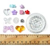 106Pcs 11 Styles Transparent Mixed Colors Acrylic Beads with Strong Stretchy Beading Elastic Thread OACR-FS0001-60-5