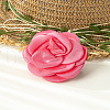 3D Flower Polyester Fiber Black Velvet Cord Choker Necklaces FS-WG3FF9D-06-1