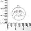 304 Stainless Steel Pendants STAS-Z131-01A-P-3