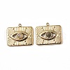 PVD Vacuum Plating 201 Stainless Steel Natural Labradorite Pendants STAS-C064-VC833-3