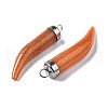 Natural Red Aventurine Pendants G-S356-12C-3