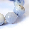 Natural Sodalite Round Bead Strands G-E334-8mm-08-3