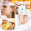 SUNNYCLUE Heart Glass Pendants with Silver Color Plated Brass Lobster Claw Clasps HJEW-SC0001-26-5