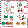 SOFPLATE Christmas Theme Acrylic Beads Set OACR-SP0001-20B-2