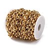 304 Stainless Steel Textured Rolo Chains STAS-P386-09G-3
