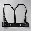 Punk Rock Style PVC Leather Belt AJEW-WH0541-41-1