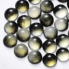 Transparent Spray Painted Glass Cabochons GLAA-S190-013C-G08-1