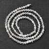 Natural Quartz Crystal Beads Strands G-B145-A02-3mm-3