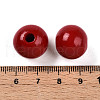 Painted Natural Wood Beads WOOD-A018-16mm-11-3