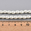 Baking Painted Pearlized Glass Pearl Bead Strands X-HY-T002-01B-02-4