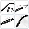 WADORN 40Pcs 10 Colors Alloy Aglets for Shoelaces FIND-WR0010-91-5