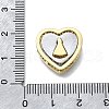 Brass Micro Pave Cubic Zirconia Pendants Set KK-V010-08GP-01-3