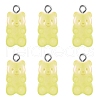 Transparent Resin Pendants HJEW-TAC0007-02B-1