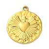 Ion Plating(IP) 304 Stainless Steel Pendants STAS-K293-08G-1