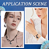 SUNNYCLUE 40Pcs 2 Colors Alloy Enamel Pendants ENAM-SC0005-38-5