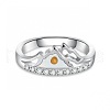 Mountain Zinc Alloy with Rhinestone Finger Rings for Women FS-WG7805C-02-5
