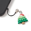 Christmas Opaque Resin Mobile Straps HJEW-JM01096-4