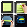 AHADERMAKER 8 Sheets 2 Colors Waterproof PVC Plastic Reflective Stickers DIY-GA0004-04-3
