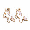 Alloy Enamel Pendants ENAM-S126-095-NR-2