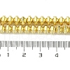 Electroplated Synthetic Non-Magnetic Hematite Beads Strands G-H020-G01-02-4