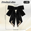 Polyester Ribbon Bowknot Brooch AJEW-WH0528-39B-2