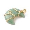 Natural & Synthetic Stone Pendants PALLOY-JF01347-01-5