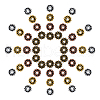 Gear Tibetan Style Alloy Spacer Beads PALLOY-CJ0001-55-RS-5