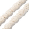Fish Dyed Natural Lava Rock Beads Strands G-O126-01A-10-1