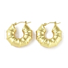 Ion Plating(IP) 304 Stainless Steel Hoop Earrings for Women STAS-I304-08G-1