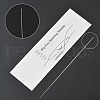 Stainless Steel Collapsible Big Eye Beading Needles YW-ES001Y-115MM-1