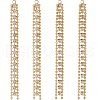 Beebeecraft 10Pcs Brass Rhinestone Cup Chain Big Pendants KK-BBC0011-79-1