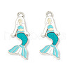 Alloy Enamel Pendants ENAM-G212-03P-3