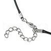 Braided Glass Seed Bead Spider Pendant Necklaces NJEW-MZ00036-01-5