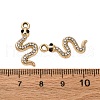 Alloy Rhinestone Pendants PALLOY-S052-07G-3