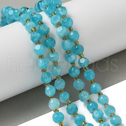 Natural Amazoniten Beads Strands G-K387-A10-01-1