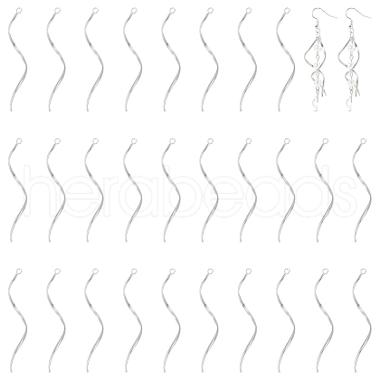 Unicraftale 40Pcs 304 Stainless Steel Pendants STAS-UN0060-38-1