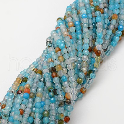 Natural Agate Bead Strands X-G-G882-4mm-C02-1-1