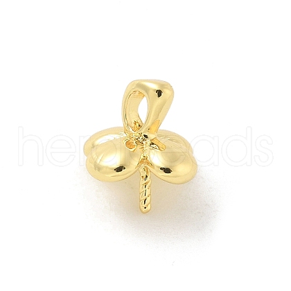 Brass Pendant Bails KK-G518-09G-1
