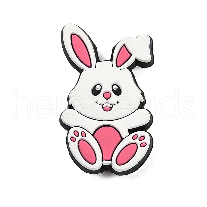 Easter Rabbit Silicone Beads SIL-V002-05B-1