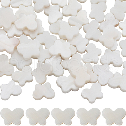SUNNYCLUE 2 Strands Natural Freshwater Shell Beads Strands SHEL-SC0001-40-1