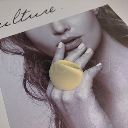 Oval Resin Finger Rings for Women FS-WG3C3F3-06-1