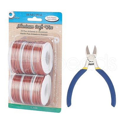 BENECREAT Round Aluminum Wire AW-BC0003-32B-1.2mm-1