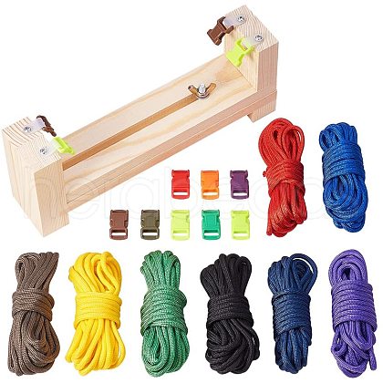 Rock Climbing Rope Knitted Tool Sets DIY-PH0008-01-WH-1