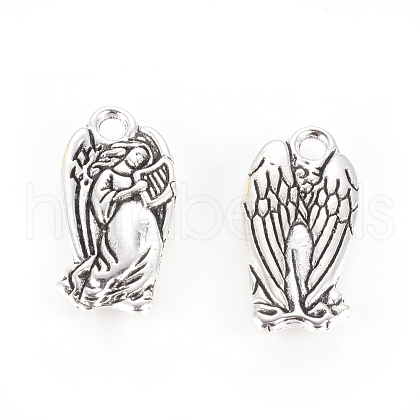 Tibetan Style Alloy Pendants X-TIBEP-GC159-AS-RS-1