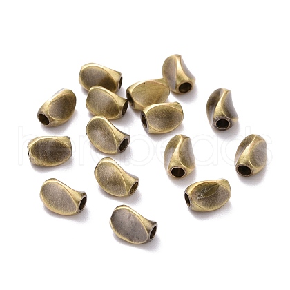 Rack Plating Brass Spacer Beads KK-F834-01BAB-1